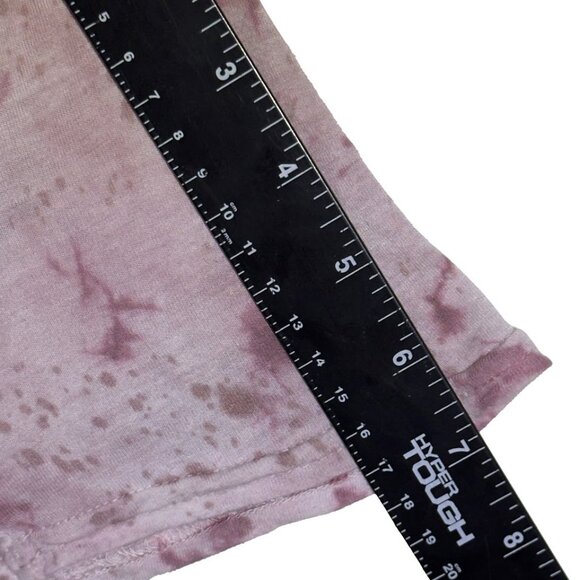 Volcom Women's T-Shirt Size X-Small Pink Tie-Dye Short Sleeve Crew Neck XSM Tee - Picture 4 of 8